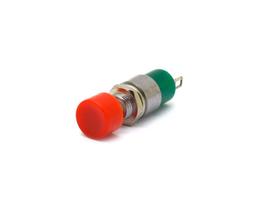 Chave Push-Button com 2 Terminais 1A/125Vac Ou 0,5A/250Vac Normalmente Aberta - Vermelho - DS-323