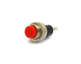 Chave Push-Button com 2 Terminais sem Trava Desliga/(Liga) - Vermelho - DS-314