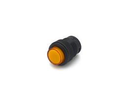 Chave Push-Button com 4 Terminais sem Trava e com Led Amarelo Desliga/(Liga) - R16-503BD