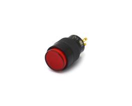 Chave Push Button com Led Desliga/(Liga) Momentânea sem Trava 12V-5A - WTN-16-1205R3A - Vermelho