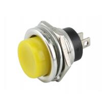 Chave Push Button Ds212 2 Terminais Amarela Emb Com 20pç