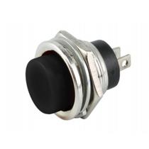 Chave Push Button Ds212 2 Terminais - Preta Emb 10pçs Chave Push Button Ds212 2 Terminais - Preta Emb 10pçs