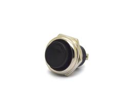 Chave Push-Button Liga/(Desliga) Normalmente Fechada - Preto - PBS-26C - Jietong