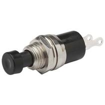 Chave Push Preta NA ON OFF 2t Liga Desliga 21x08mm (16.2.101)