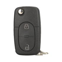 Chave Remota Audi A3 A4 A6 A8 TT 4D0837231R 433Mhz Com Chip ID48, Chave De Carro Dobrável Com 2