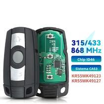 Chave Remota BMW KEYYOU CAS3 Para Séries 1/3/5/7, X5, X6, E60, E61, E70, E71, E87, E90, Z4 315 433