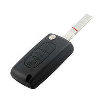 Chave Remota De Alarme Para Carro Citroen Peugeot 433MHZ ID46 Jingyuqin Compatível Com C1 C2 C3 C4