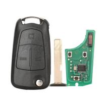 Chave Remota Flip 433Mhz Para Carro Opel Vauxhall Astra H Zafira B Vectra C Corsa D 2004-2013