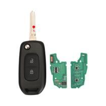 Chave Remota Flip De 2 Botões 433MHz Para Renault Dacia Logan 2 II 2018-2020 Com Chip PCF7961M 4A