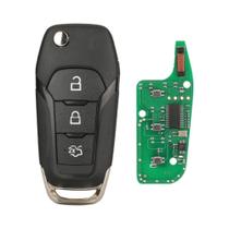 Chave Remota Flip Para Ford F150 Ranger Galaxy S-Max KA+ Mondeo V ID49 433Mhz Jingyuqin
