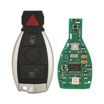 Chave Remota Inteligente Mercedes-Benz C E S Com 2, 3 Ou 4 Botões, 315Mhz 433Mhz, Estilo BGA,
