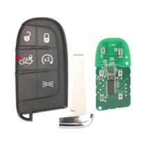 Chave Remota Inteligente Para Fiat 500 500L 500X 2016-2019, 3/4/5 Botões, 433MHz, Chip 4A, Peça De