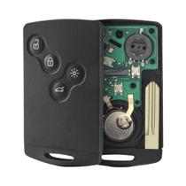 Chave Remota Inteligente Renault Megane Laguna Scenic Fluence 433MHz ID46 Chip PCF7952 Entrada Sem