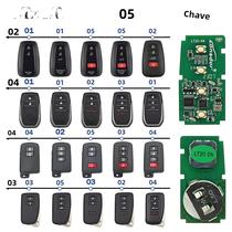 Chave Remota Inteligente Universal Keyless Go Para Toyota Lexus 8A 4D Tudo Em Um Com Programador