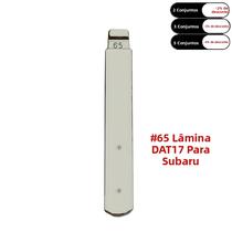 Chave Remota KD VVDI Tipo Lâmina Metálica Em Branco Para Subaru - 10 Peças 65 DAT17 NÃO. Lâmina 65