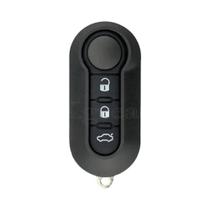 Chave Remota Para Carro Fiat 500 500L Punto Evo Com 3 Botões 433MHz Sistema Marelli Delphi BSI