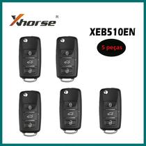 Chave Remota Para Carro Volkswagen 5pcs Xhorse XEB510EN B5 Super Remoto Com Chip Super XT27B 3