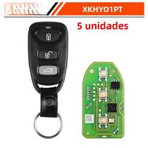 Chave Remota Universal 5PCS Hyundai 3 Botões Versão Em Inglês Funciona Com Ferramenta De Chave