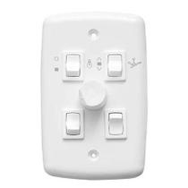 Chave rotativa biv 3 lampadas espelho 302 rima