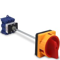 Chave Rotativa Com Haste Liga-desliga D11-32a-3P Vermelho 3polo