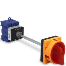 Chave Rotativa Com Haste Liga-desliga D11-63a-3P Vermelho 3polo