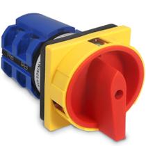 Chave Rotativa Liga-desliga Lw28gs P/ Cadeado 4p 63a Cor Vermelho