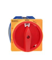 Chave Rotativa Liga/Desliga para Porta de Painel Modelo LW28GS-Tetrapolar-Com Disposição p/ Cadeado