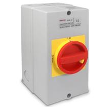 Chave Rotativa Lw30-63 Liga/desliga Tripolar 63a - Com Caixa Chave Rotativa Lw30-63 Liga/desliga Tripolar 63a - Com Caixa