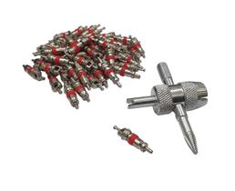 Chave Saca Extrator Pneu Carro Moto Ômega e 50 Valvulas