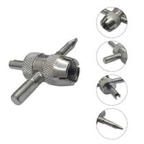 Chave Saca Válvula Extrator Pneu Carro Moto 4x1 Ômega
