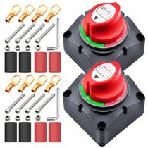 Chave Seccionadora de Bateria Bolipoeq 275A 12V-48V Kit com 2 Chave Seccionadora de Bateria Bolipoeq 275A 12V-48V Kit com 2