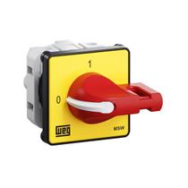 Chave Seccionadora Rotativa 2 Polos MSW025F 25A Fixação Topo Weg Chave Seccionadora Rotativa 2 Polos MSW025F 25A Fixação Topo Weg