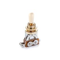 Chave Seletora 3 Posições Dourada/Creme Spirit BTG-GD-IV Chave Seletora 3 Posições Dourada/Creme Spirit BTG-GD-IV