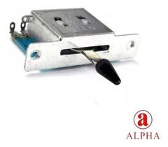 Chave Seletora Alpha 3 Posições Para Telecaster Ou Stratocas