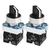 Chave seletora APIELE 22mm 3 posições mantida 2NO XB2-20X/31 Chave seletora APIELE 22mm 3 posições mantida 2NO XB2-20X/31