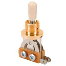 Chave Seletora de 3 Posições e Knob Creme p/ Guitarra Gibson Modelo Sg - Les Paul