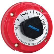Chave seletora de bateria Perko 8503DP de médio porte com alternador