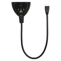 Chave Seletora Hub Hdmi Evus C-079 3 Entradas X 1 Saida