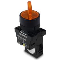 Chave seletora iluminada 2 posicoes 220vca 1na xb2-ek2561