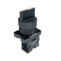 Chave seletora lk2-ed21 plastica 2 posições fixa lukma Chave seletora lk2-ed21 plastica 2 posições fixa lukma