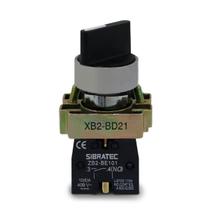 Chave Seletora Metálica BD21 2 Posições 1NA Manopla Curta Sibratec Chave Seletora Metálica BD21 2 Posições 1NA Manopla Curta Sibratec