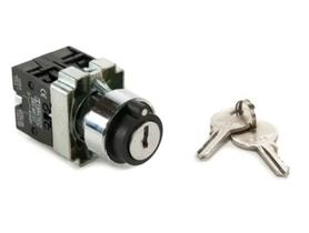 Chave seletora metalica xb2-bg33 3 posicoes com retorno (centro) stark