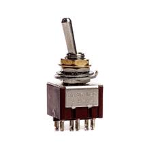 Chave Seletora Mini 2 Posições Toogle Dourada Spirit M205-GD Chave Seletora Mini 2 Posições Toogle Dourada Spirit M205-GD