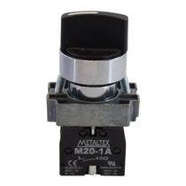 Chave Seletora Preto 1NA Metaltex