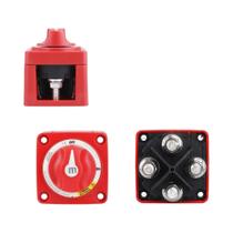 Chave Seletora Rotativa De Desconexão De Bateria 12V Com 2, 3 Ou 4 Posições Para Trailer, RV,