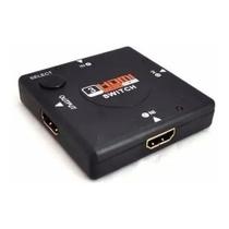Chave Seletora Switch Hub Hdmi 3 Entradas X 1 Saida