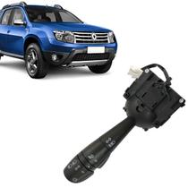 Chave Seta Sandero Logan Duster Oroch 2016 2017 2018 Com Acionamento Lanterna Farol Alto Baixo Lampejo Com Farol Neblina 255403601R 8201167977