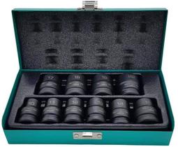 Chave Soquete 1/2 - 10-22 Mm Jg Impacto 10 Pç Stels