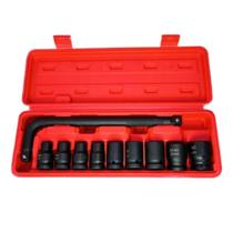 Chave Soquete Impacto 10 a 24mm Profissional Cromo 10pçs - IDEA+PRO Chave Soquete Impacto 10 a 24mm Profissional Cromo 10pçs - IDEA+PRO