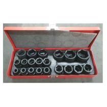 Chave Soquete Impacto 8-32mm Profissional Cromo 20pçs - Idea Chave Soquete Impacto 8-32mm Profissional Cromo 20pçs - Idea